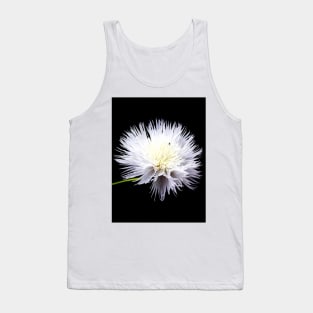 White Wildflower Tank Top